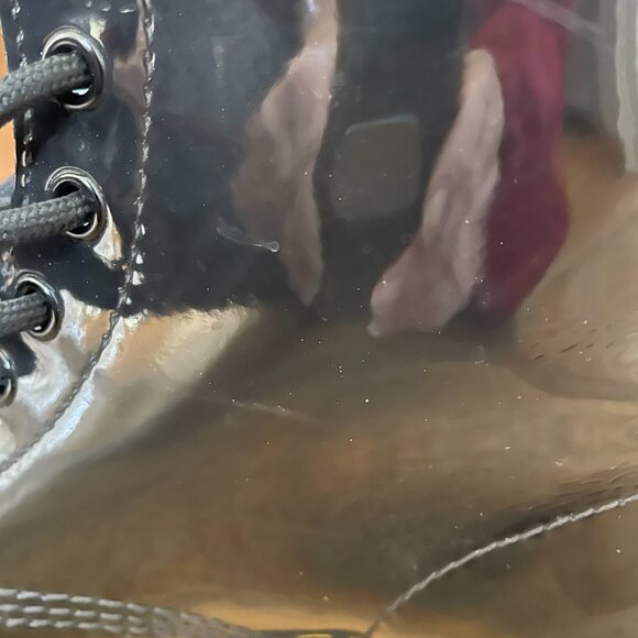 DR. MARTENS 11821 Women's Boot Patent Leather Combat Boots Black Size 7 - Picture 3 of 9